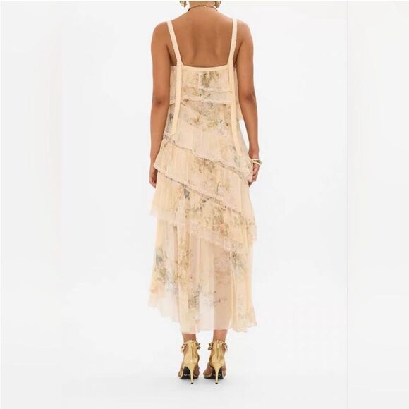 8 NWOT CAMILLA 1200.00 Asymmetric Spliced Lace Dress
Adorned In Antiquity Small - Picture 3 of 6